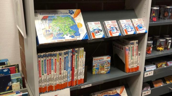 tiptoi Bücher und Spiele, Tonies in der Kinderbücherei